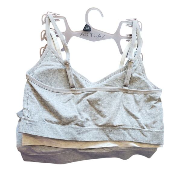 Nautica NWT Bras‎ Super Soft Removable pads 3 pack 1X - Picture 2 of 7
